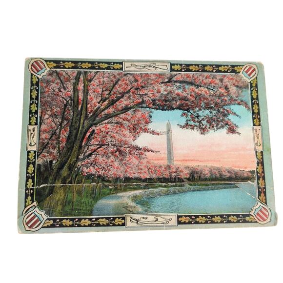 Souvenir Folder of Washington DC 1920s Fold-Out Postcards Unused US Capitol - Picture 2 of 10